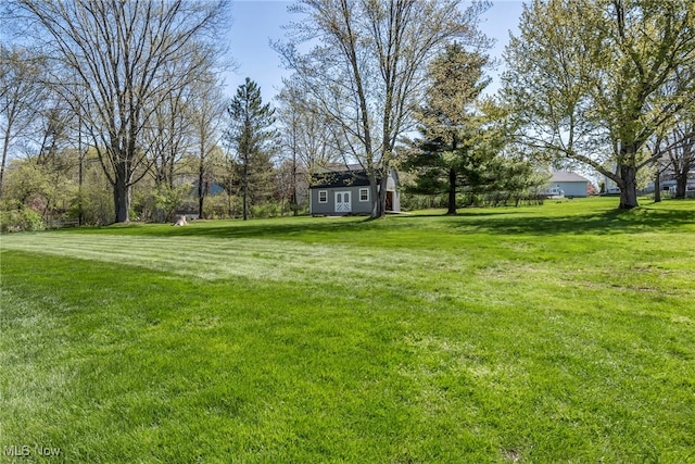 view of yard