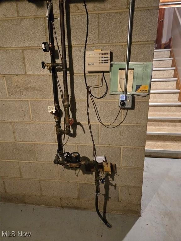view of utility room