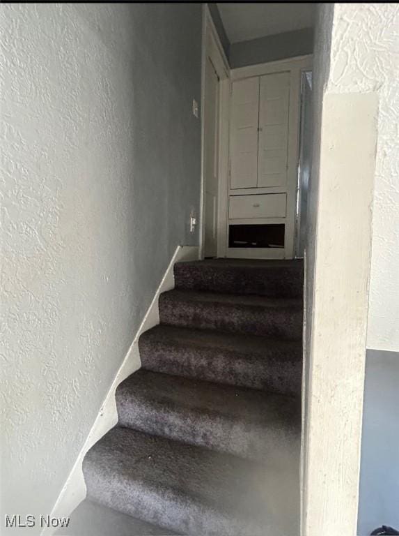 view of stairs