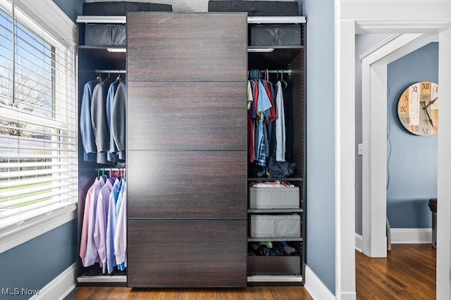 view of closet