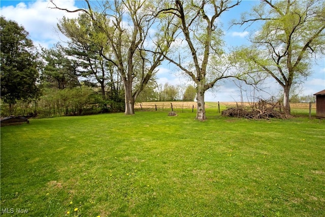 view of yard