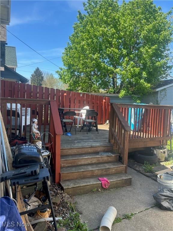 view of deck