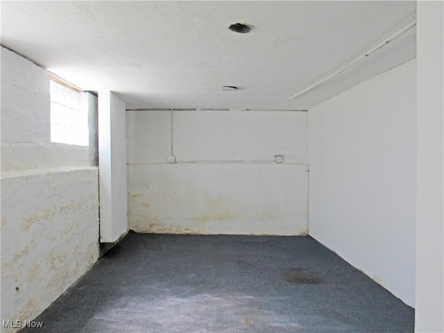 view of basement