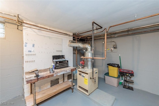 view of utility room