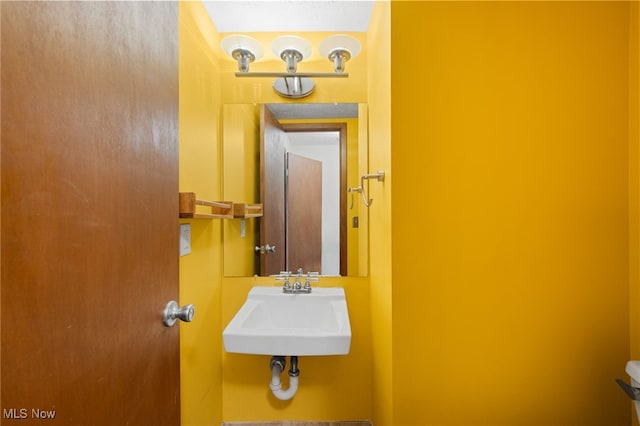 bathroom with a sink