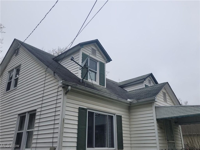 view of side of home