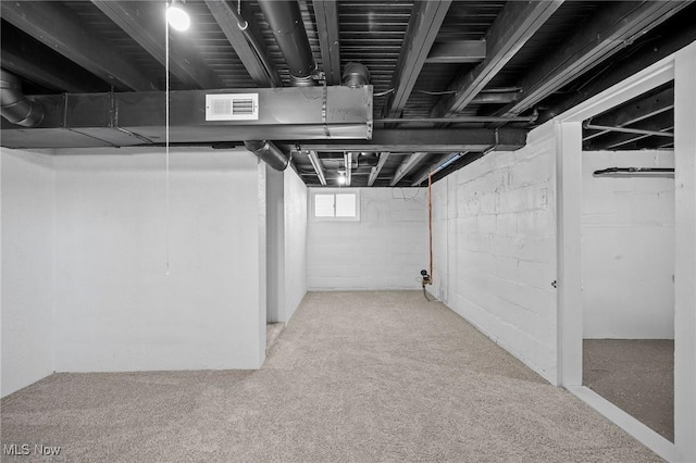 4394 W 139th St, Cleveland, OH 44135 - basement featuring visible vents and carpet floors