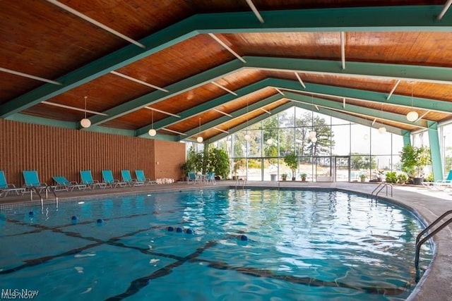 view of pool