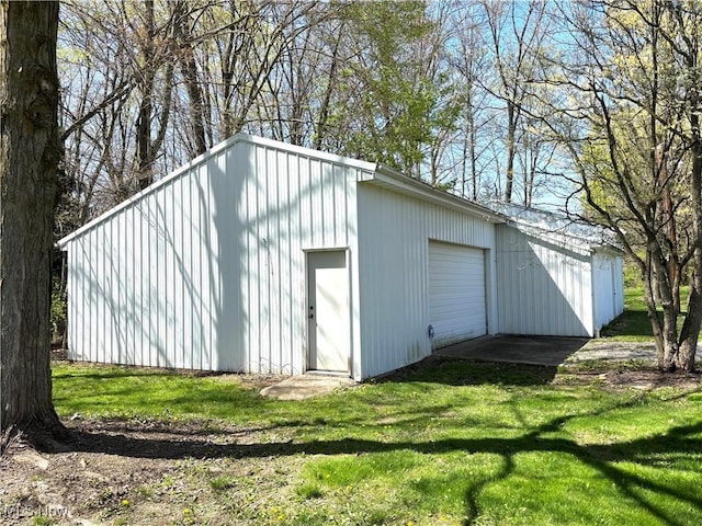 view of outbuilding featuring an outdoor structure