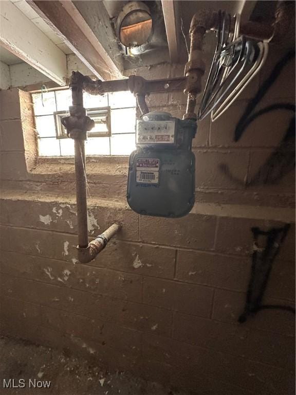 view of utility room