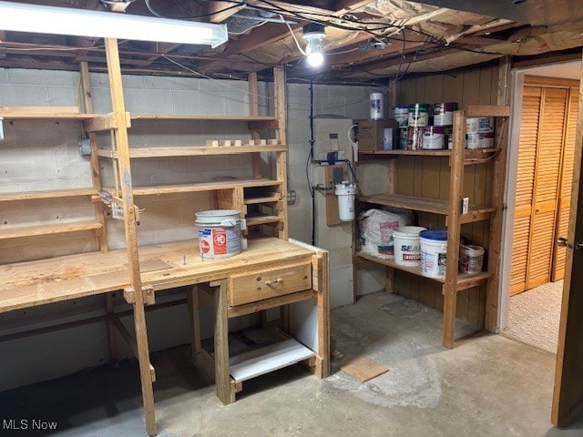 view of storage