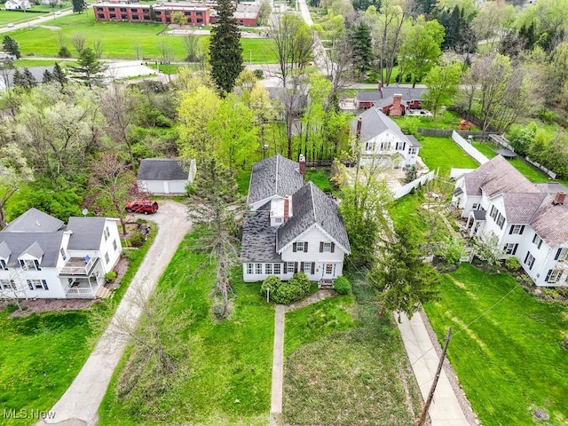 birds eye view of property featuring a residential view