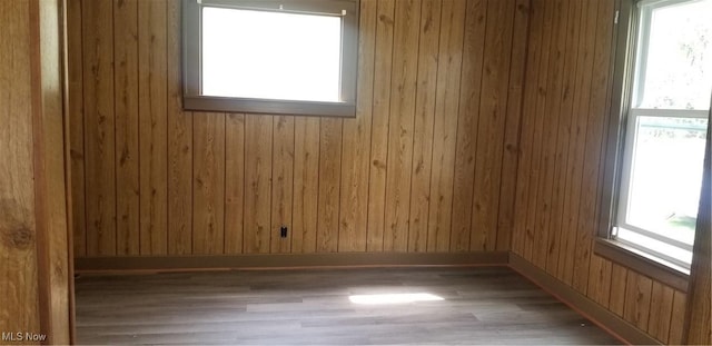 1267 E Pershing St, Salem, OH 44460 - unfurnished room featuring wooden walls and wood finished floors