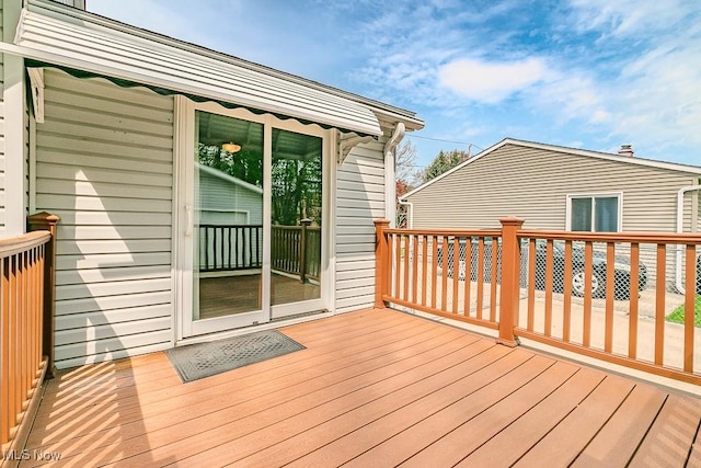 view of deck