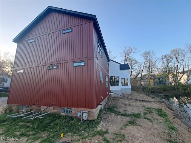 view of side of home