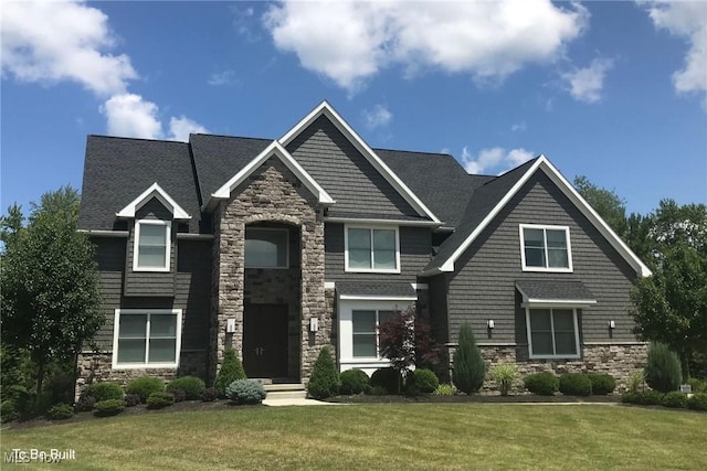 2716 Rocky Ridge Dr, Westlake, OH 44145 - craftsman-style house featuring stone siding and a front lawn