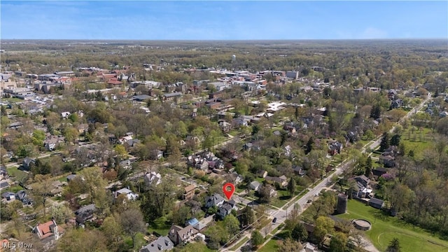 162 S Cedar St, Oberlin, OH 44074 - aerial view of property's location featuring a forest
