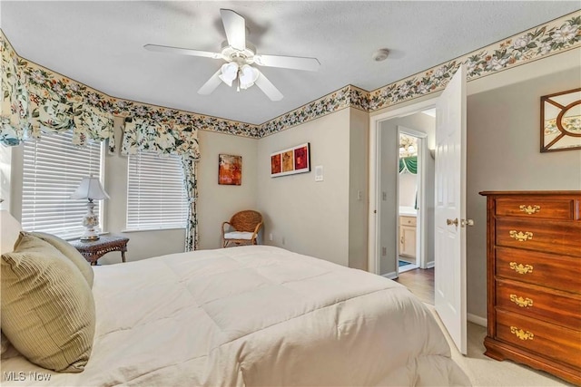 bedroom featuring a ceiling fan