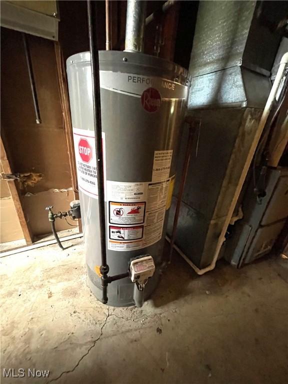 utilities with gas water heater