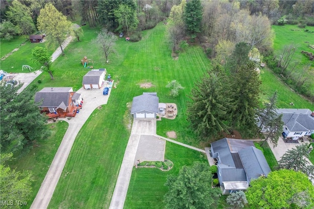 drone / aerial view