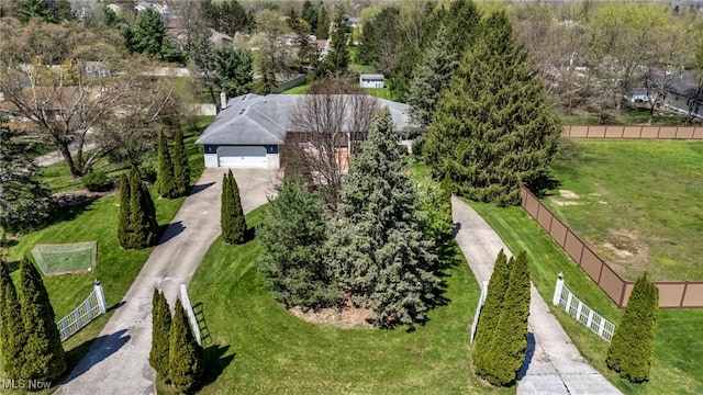 drone / aerial view