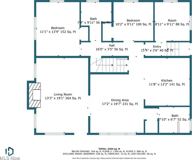 3207 6th St SW, Canton, OH 44710 - floor plan / room layout