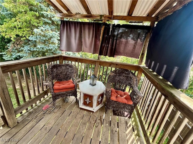 621 Grant St Rear, Rear, Mcmechen, WV 26040 - view of deck