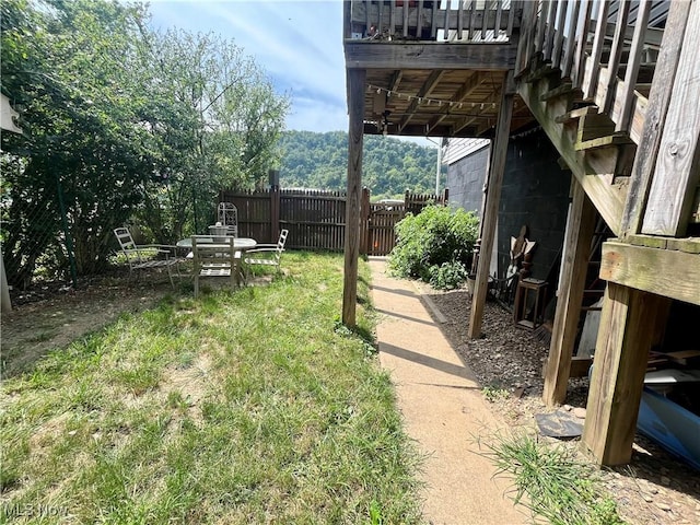 621 Grant St Rear, Rear, Mcmechen, WV 26040 - view of yard featuring fence