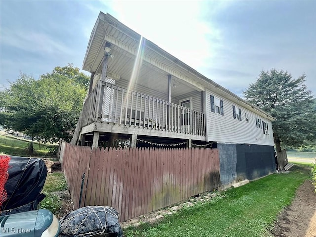 621 Grant St Rear, Rear, Mcmechen, WV 26040 - view of property exterior with fence