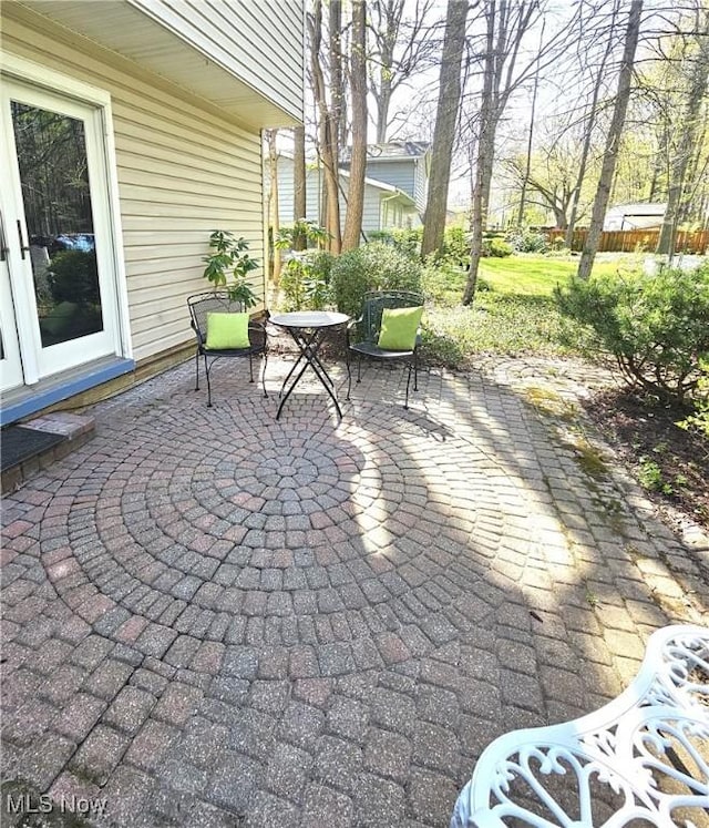 view of patio