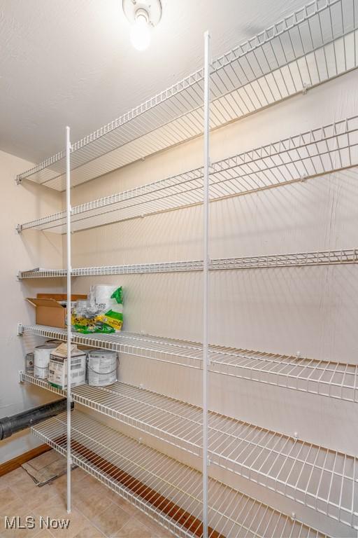 view of pantry