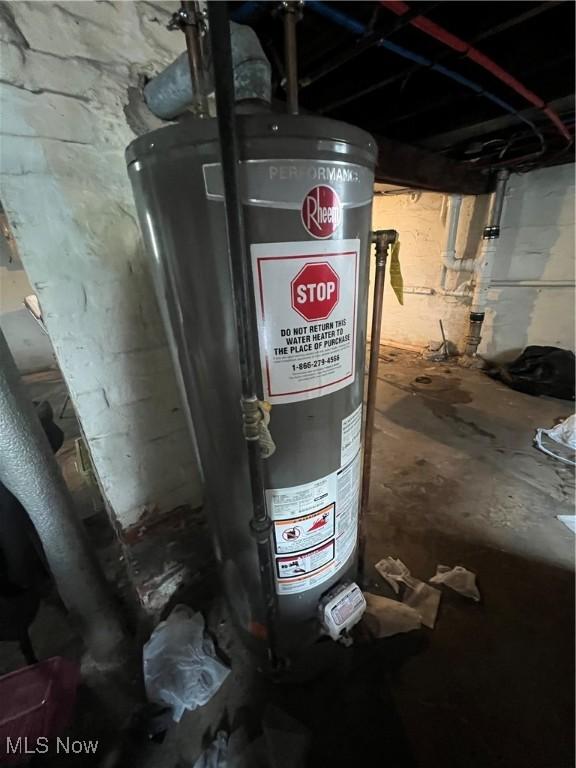 utilities featuring water heater