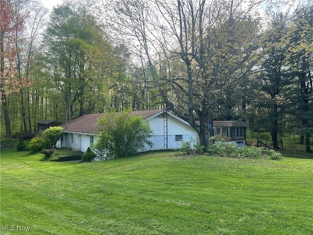 view of yard