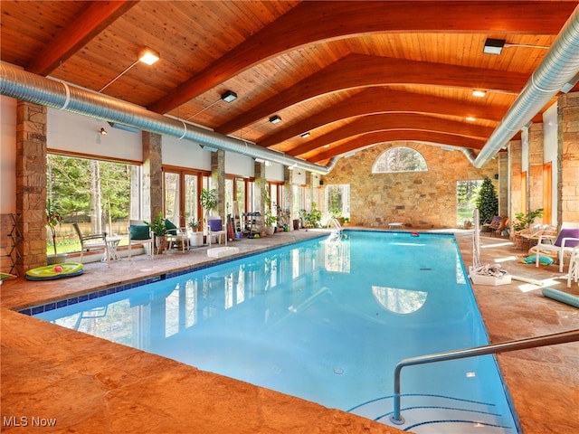 16165 Thompson Rd, Thompson, OH 44086 - view of indoor pool
