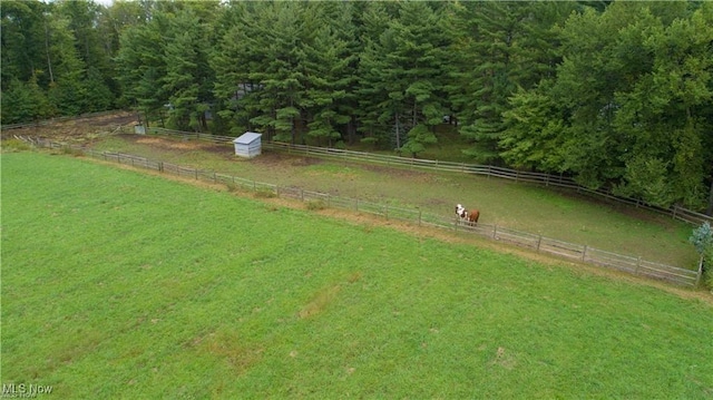 16165 Thompson Rd, Thompson, OH 44086 - entry to storm shelter featuring a view of countryside