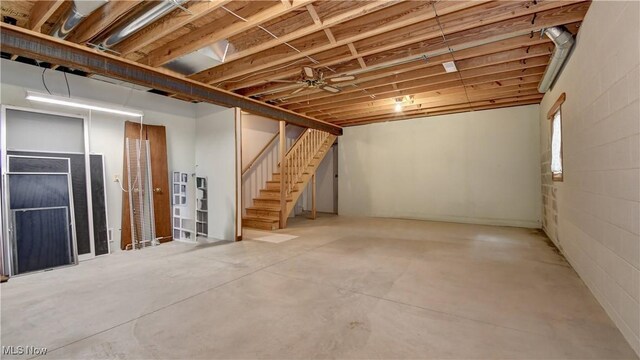 1423 N Wooster Ave, Dover, OH 44622 - below grade area with stairs