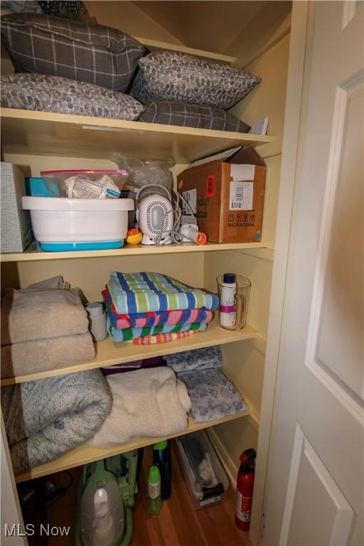 view of storage room