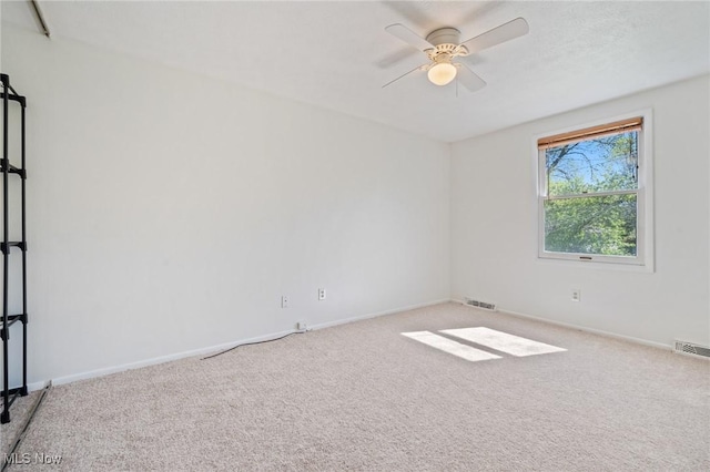6414 Glenallen Ave, Solon, OH 44139 - carpeted spare room with a ceiling fan and baseboards