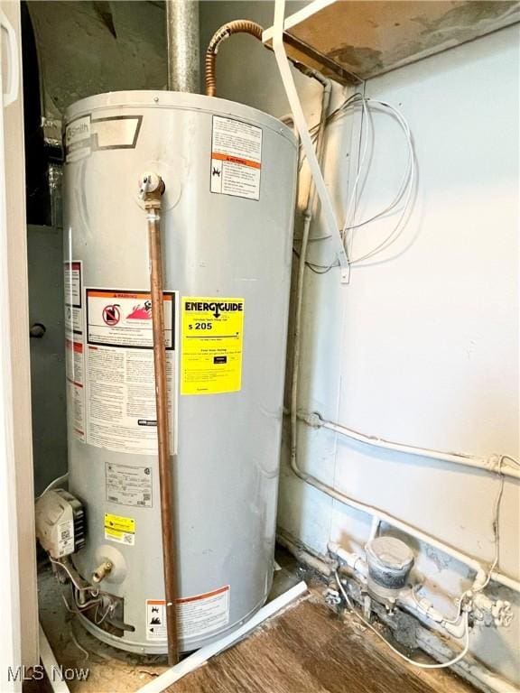 utilities featuring water heater