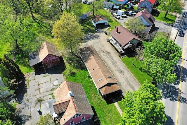 birds eye view of property featuring a residential view