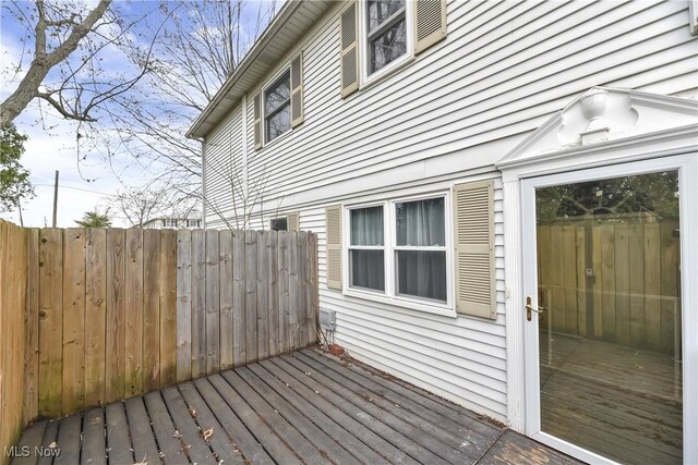 view of deck