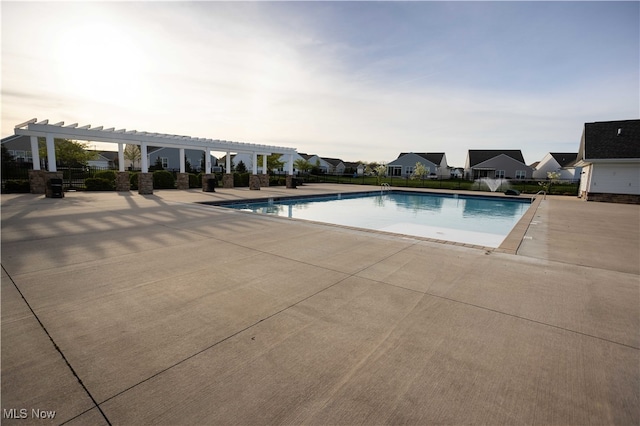 601 Cedar Crest Dr, Elyria, OH 44035 - community pool featuring a pergola and a patio area