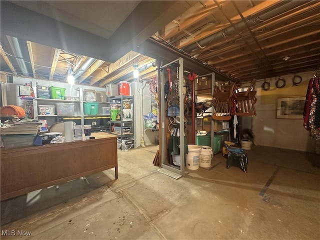 1218 Ohltown Mcdonald Rd, Mineral Ridge, OH 44440 - view of unfinished basement