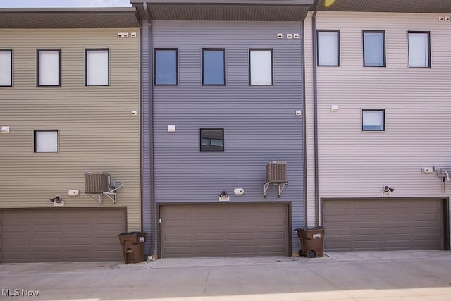 view of home's exterior with an attached garage
