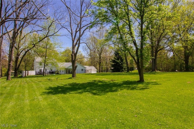 view of yard