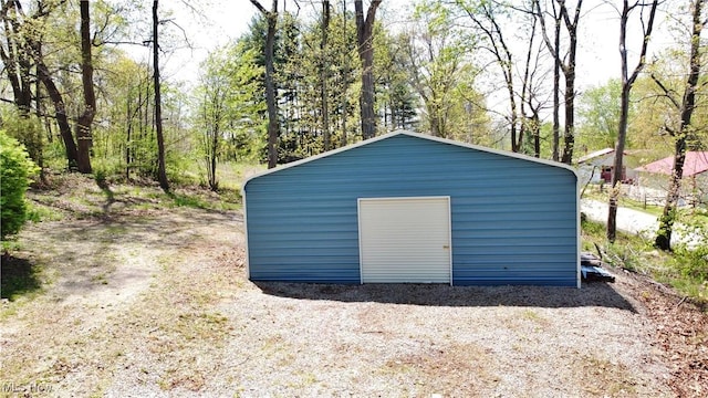 6720 Prior Rd, Nashport, OH 43830 - view of detached garage