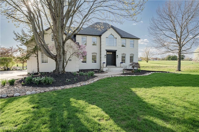 3340 Woodling Way, Medina, OH 44256 - colonial-style house with a shingled roof and a front yard