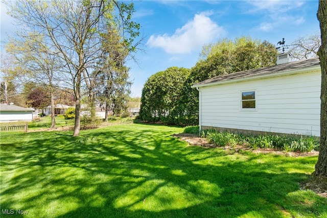 view of yard