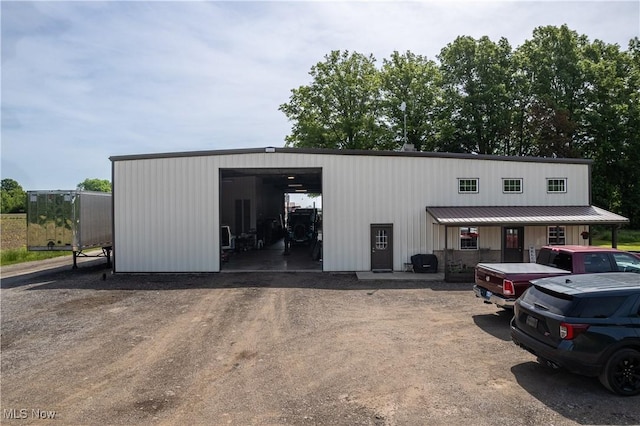 view of outbuilding