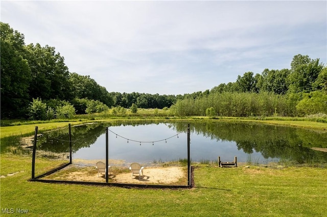 property view of water